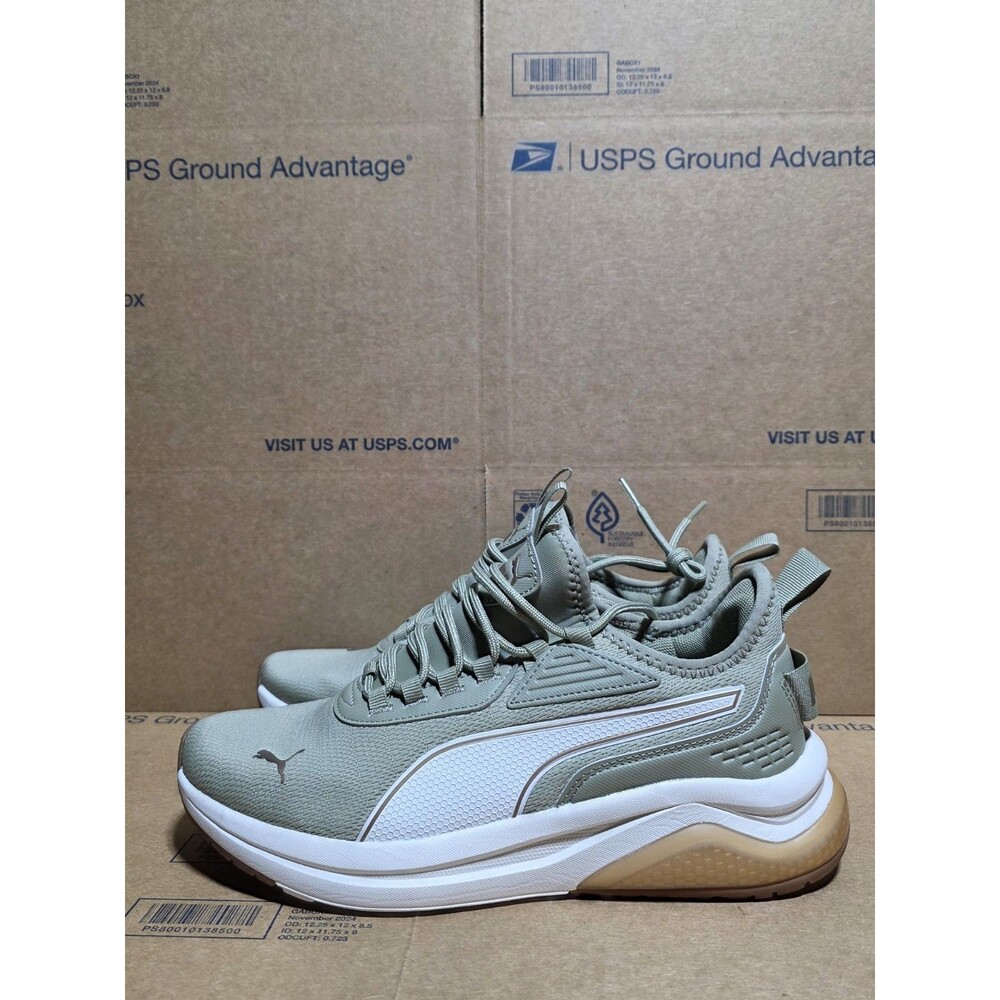 New PUMA Amplifier Slip On Women’s 8.5 Glacial Sneakers Casual Shoes SOFT FOAM - Picture 3 of 9